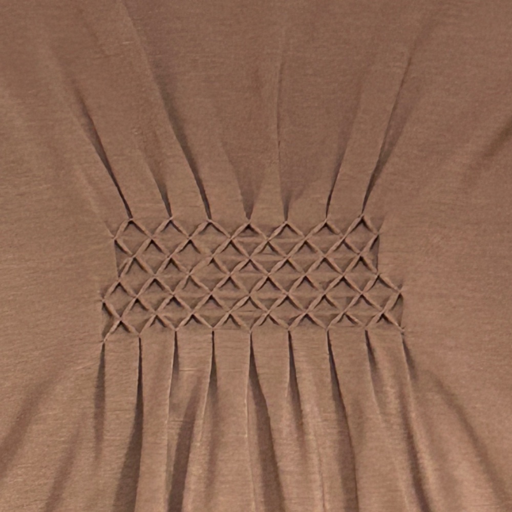 BCBGMaxAzria Brown Top, Compliment figure, Size M, Like New, worn 2 times - Picture 6 of 16